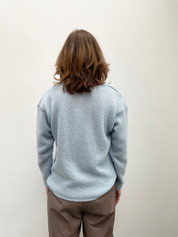 SIBIN Diana knit in light blue Online Sale