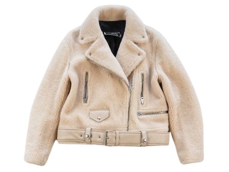 Acne  Merlyn Shear  Aviator Jacket - Women s 34 Fashion